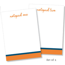 Load image into Gallery viewer, 5x7 Notepad: Double Stripe Set