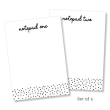 Load image into Gallery viewer, Notepad: Black & White Set