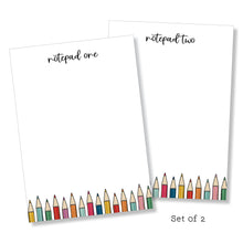 Load image into Gallery viewer, 5x7 Notepad: Teacher Set: Script