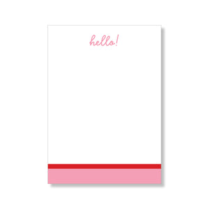 5x7 Notepad: Double Stripe Set