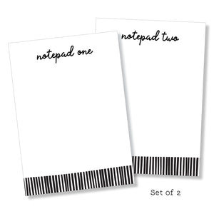 Notepad: Black & White Set