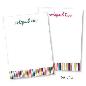 Notepad: Stripe Mix