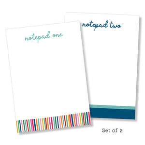 Notepad: Stripe Mix