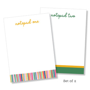 Notepad: Stripe Mix