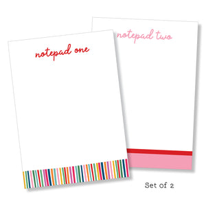 Notepad: Stripe Mix