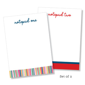 Notepad: Stripe Mix