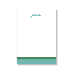 5x7 Notepad: Double Stripe Set