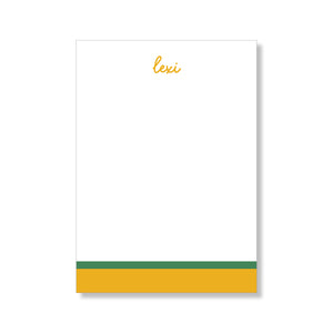 5x7 Notepad: Double Stripe Set